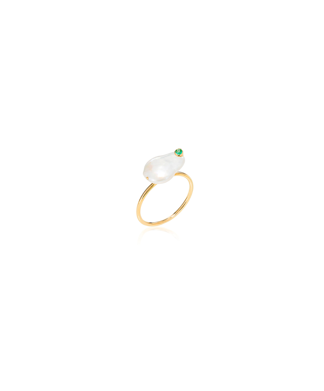 Sweet Baroque Ring in Green