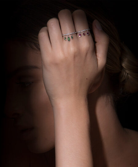 Anel Verso Tsavorita