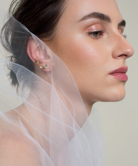 Ear Cuff Trepadeira Green