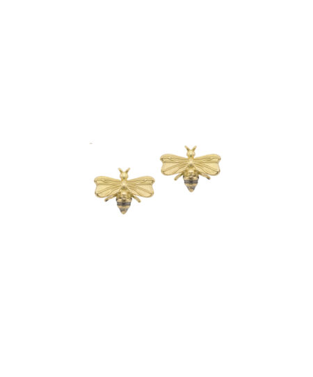 Earring Gold Bee Yellow Gold