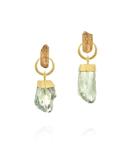 Imperial Topaz Root Earring