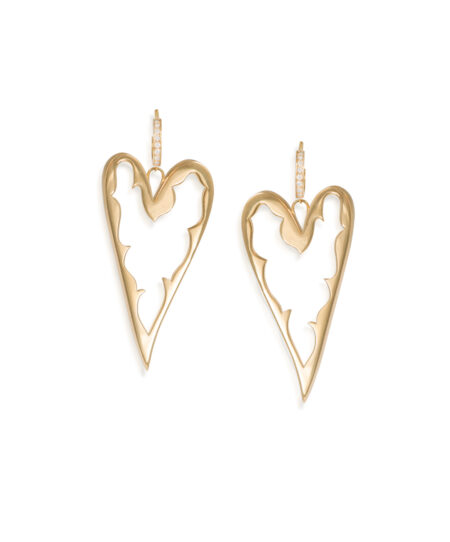 Heart on Fire Earring