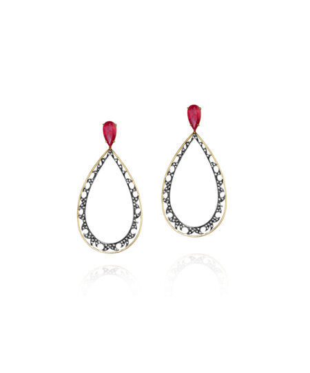 Red Burning Earring
