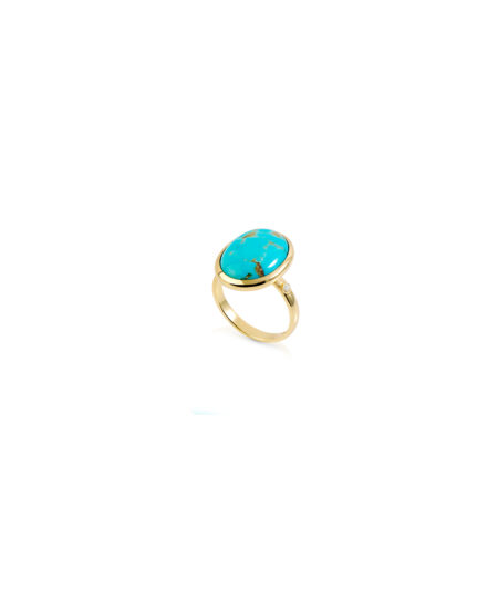 Turquoise Monosyllable Ring