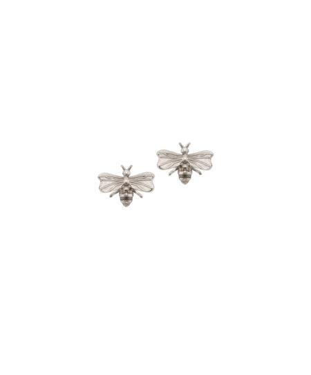 Earring Gold Bee White Gold