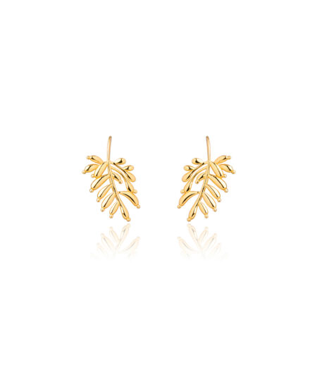 Monstera earring