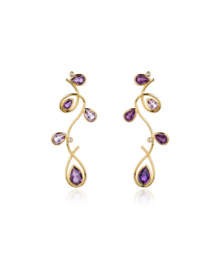 Spring Up Purple Earring