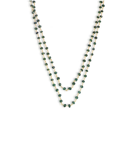 Crochet Necklace in Green