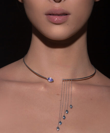 Choker Trepadeira Tanzanita