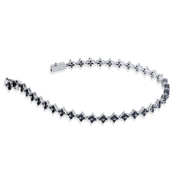 Pulseira Riviera Flower Black