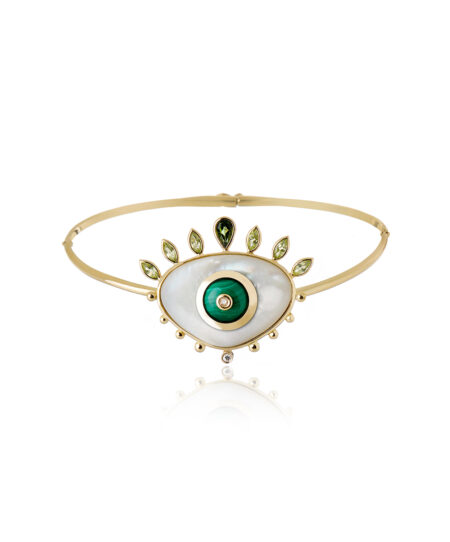 Bracelete Mama Eye Green