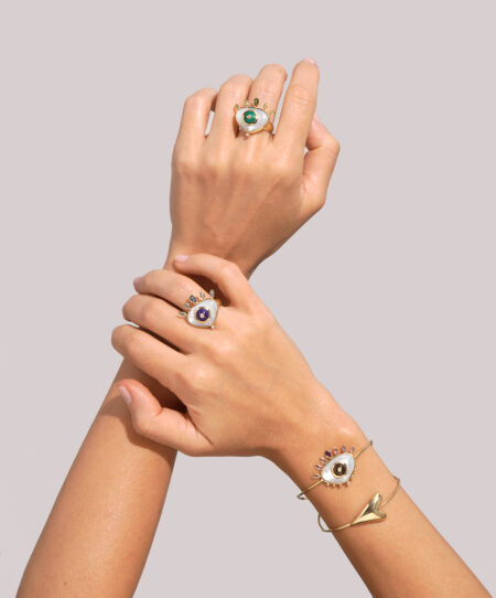 Bracelete Mama Eye Purple