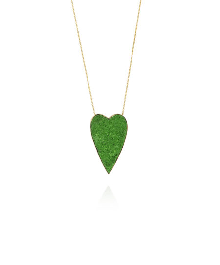 Uvarovite Heart Necklace